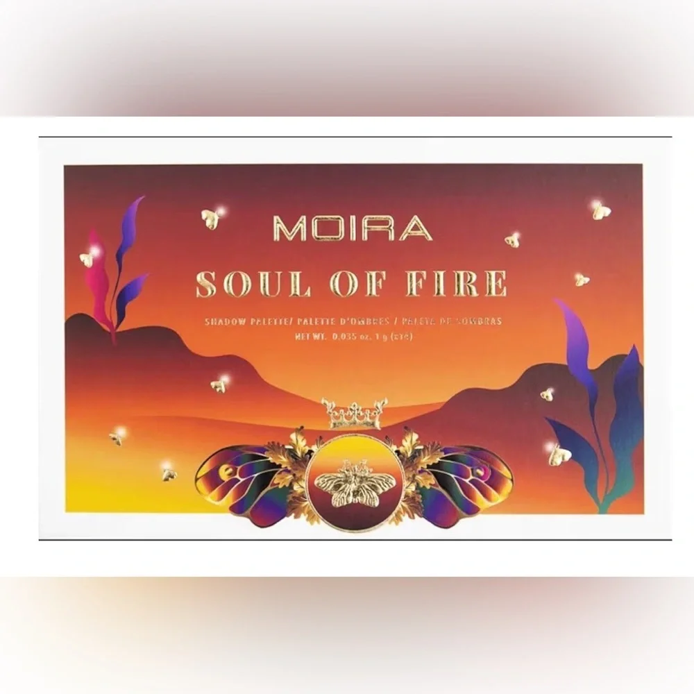 Moira NWT Soul Of Fire Eyeshadow Palette